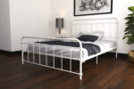 Dorel Wallace Metal Bed - Double - White-31415
