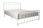 Dorel Wallace Metal Bed - Double - White-0
