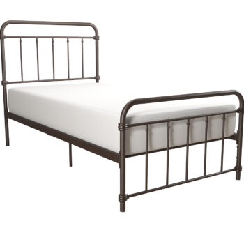 Dorel Wallace Metal Bed - Single - Bronze-0