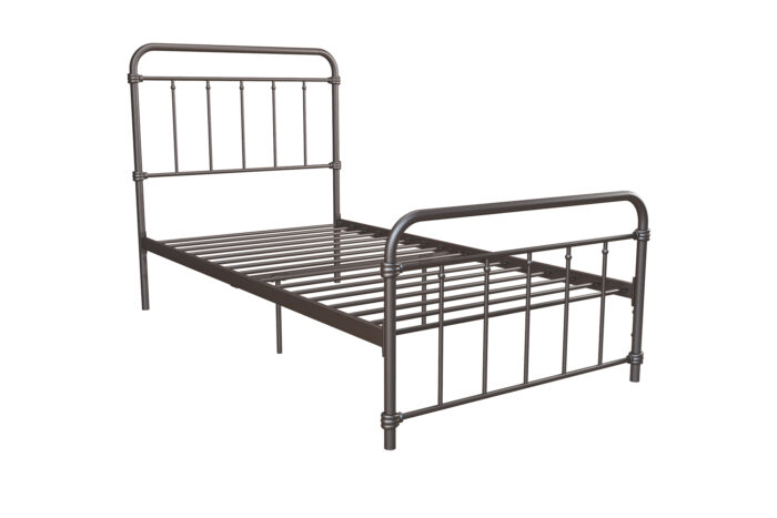 Dorel Wallace Metal Bed - Single - Bronze-31387