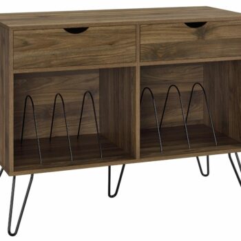 Novogratz Concord Turntable Stand with Drawers-0