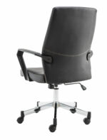 Dorel Alphason Brooklyn Designed Faux Leather Low Back Chair - Black-30264