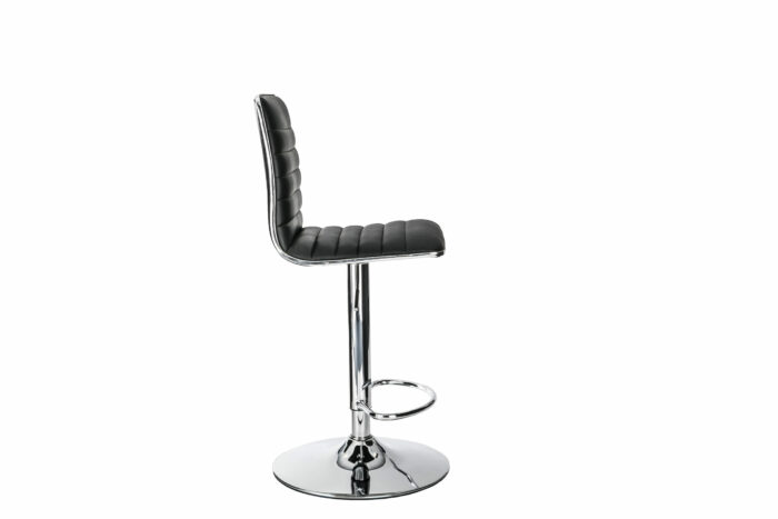 Dorel Alphason Colby High Back PU Barstool - Black-30394