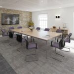 DAMS Santana cantilever chair with fabric seat, back and no arms - made to order-29198
