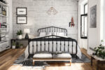 Dorel Novogratz Bushwick Metal Bed - King - Black-31750