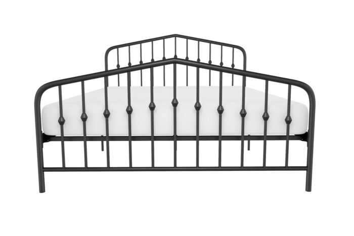 Dorel Novogratz Bushwick Metal Bed - King - Black-31749