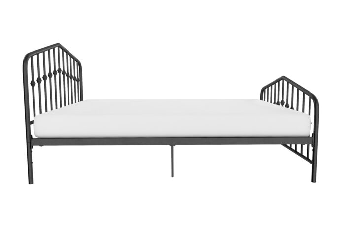 Dorel Novogratz Bushwick Metal Bed - King - Black-0