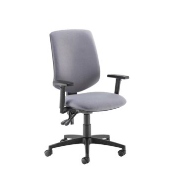 DAMS Tegan fabric PCB operator chair with 2D arms and lumbar - made to order-0