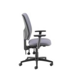 DAMS Tegan fabric PCB operator chair with 2D arms and lumbar - made to order-28138
