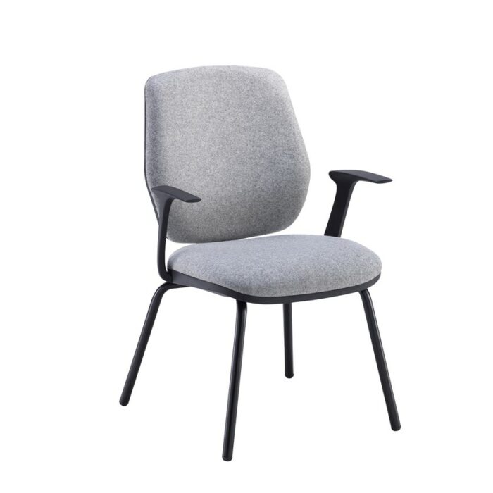 DAMS Tegan fabric 4 leg frame meeting chair - made to order-0