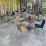 DAMS Fundamental dining chair fully upholstered with chrome frame - made to order-27862