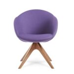DAMS Joss single seater lounge chair with pyramid oak legs-30628