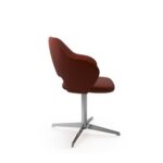 DAMS Jude single seater lounge chair with chrome 4 star base-30562