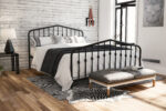 Dorel Novogratz Bushwick Metal Bed - Double - Black-31736