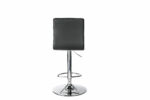 Dorel Alphason Colby High Back PU Barstool - Black-30395