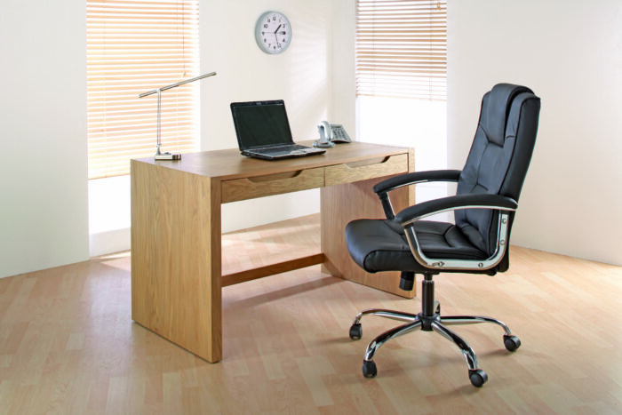 Dorel Alphason Houston Leather High Back Executive Chair - Black-30351