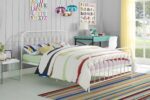 Dorel Novogratz Bright Pop Metal Bed - Double - White-31725