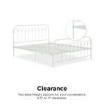 Dorel Novogratz Bright Pop Metal Bed - Double - White-31721