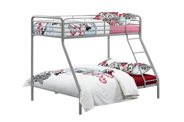 Dorel Bunk Bed Single over Double - Silver Grey-31543