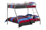 Dorel Bunk Bed Single over Double - Silver Grey-0