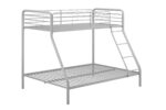 Dorel Bunk Bed Single over Double - Silver Grey-31542