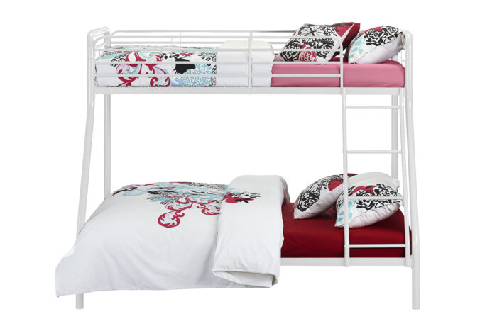 Dorel Bunk Bed Single over Double - White-31558