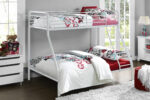 Dorel Bunk Bed Single over Double - White-31561