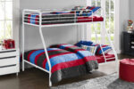 Dorel Bunk Bed Single over Double - White-31562