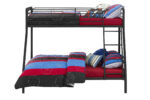 Dorel Bunk Bed Single over Double - Black-31532