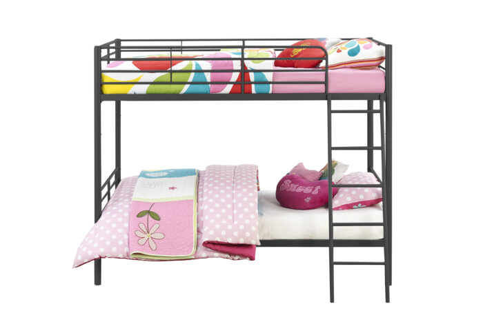 Dorel Bunk Bed Convertible - Single over Single - Black -31469