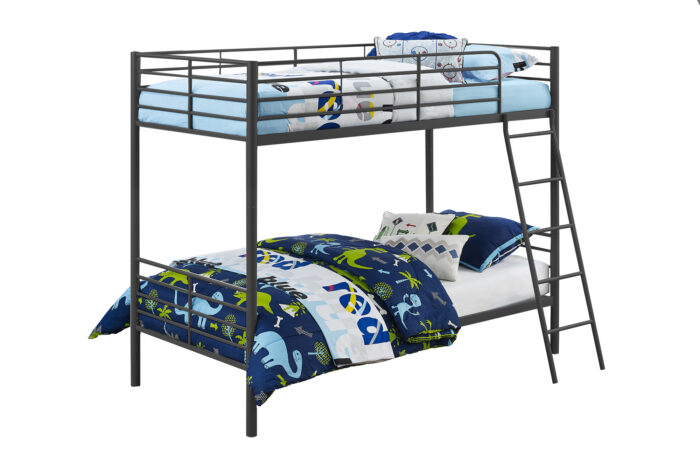 Dorel Bunk Bed Convertible - Single over Single - Black -0