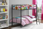 Dorel Bunk Bed Convertible - Single over Single - Black -31473