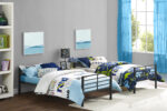 Dorel Bunk Bed Convertible - Single over Single - Black -31472