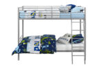 Dorel Bunk Bed Convertible - Single over Single - Silver Grey-31481