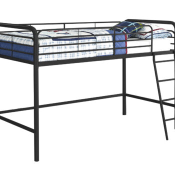 Dorel Bunk Bed Single Midsleeper - Black-0