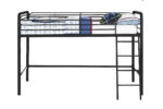 Dorel Bunk Bed Single Midsleeper - Black-31499