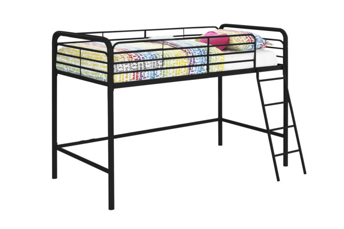 Dorel Bunk Bed Single Midsleeper - Black-31500