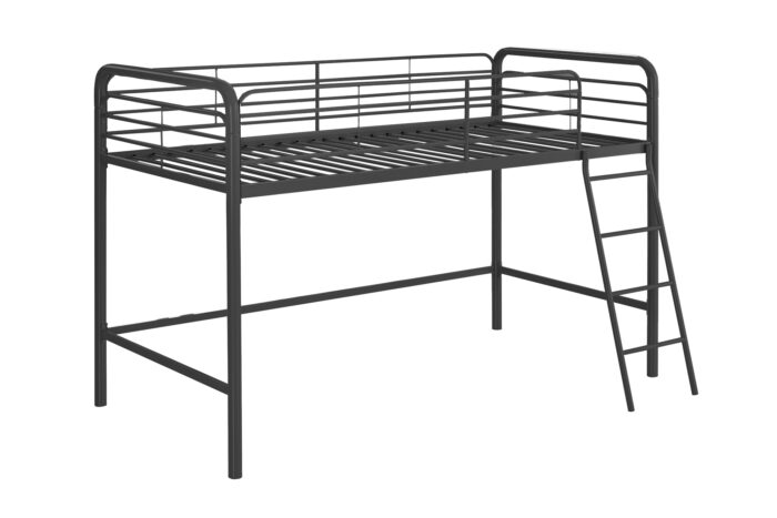 Dorel Bunk Bed Single Midsleeper - Black-31497