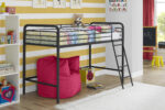 Dorel Bunk Bed Single Midsleeper - Black-31502