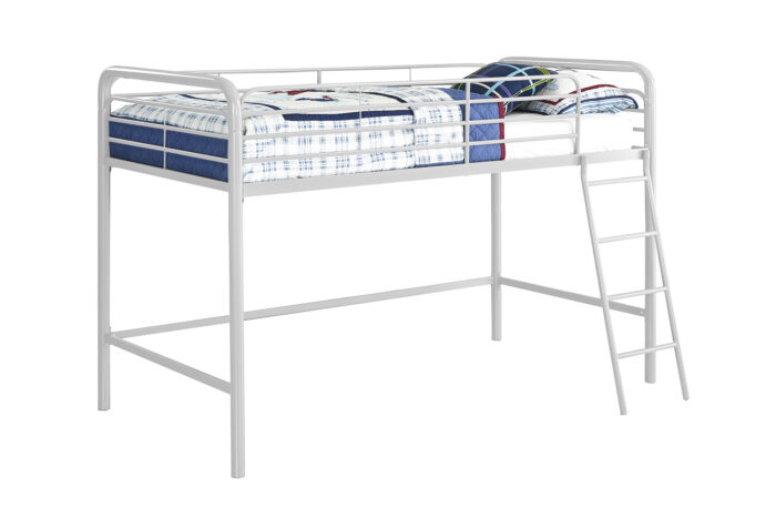 Dorel Bunk Bed Single Midsleeper - White-31524