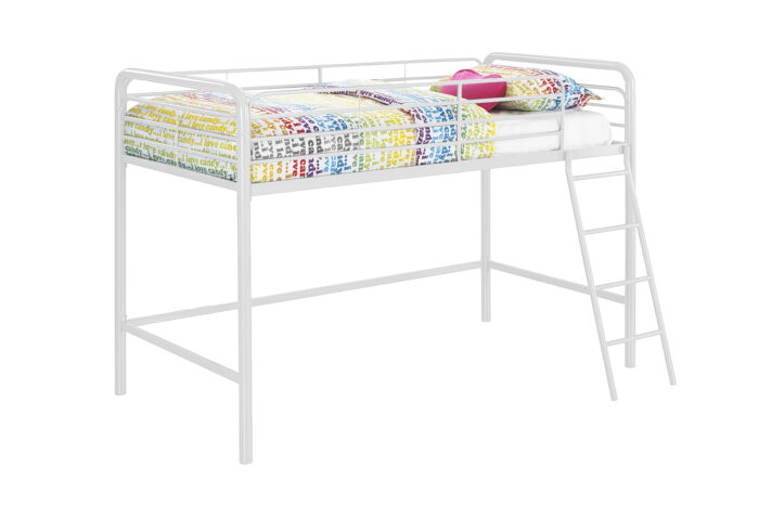 Dorel Bunk Bed Single Midsleeper - White-0