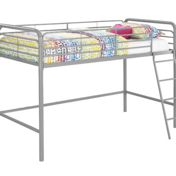 Dorel Bunk Bed Single Midsleeper - Silver Grey-0
