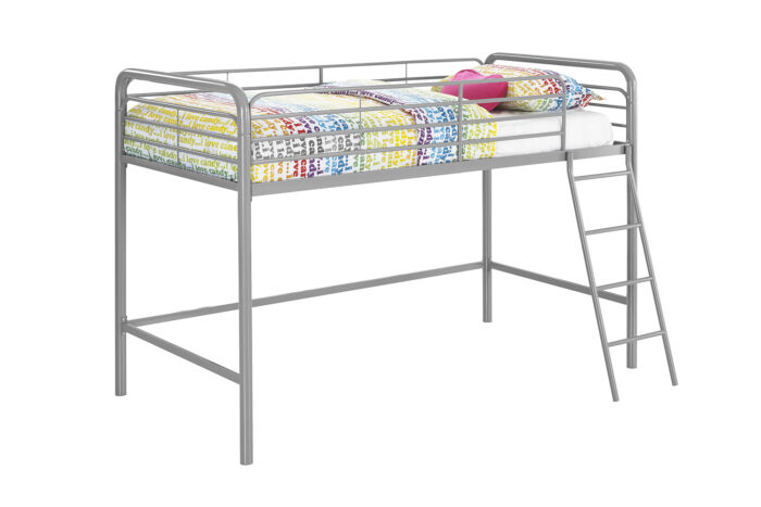 Dorel Bunk Bed Single Midsleeper - Silver Grey-0