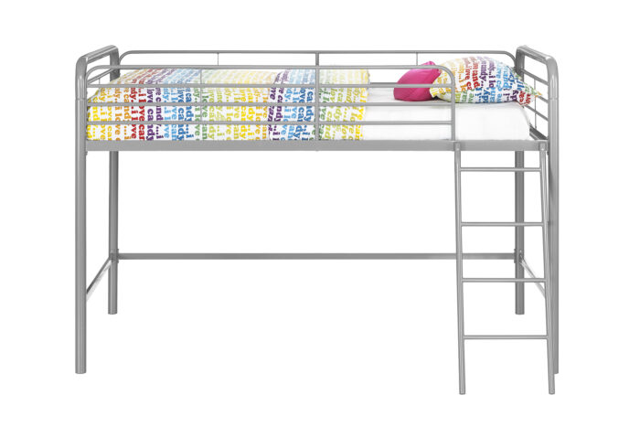 Dorel Bunk Bed Single Midsleeper - Silver Grey-31515