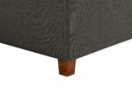 Dorel Emily Upholstered Linen Bed - King - Grey-30792