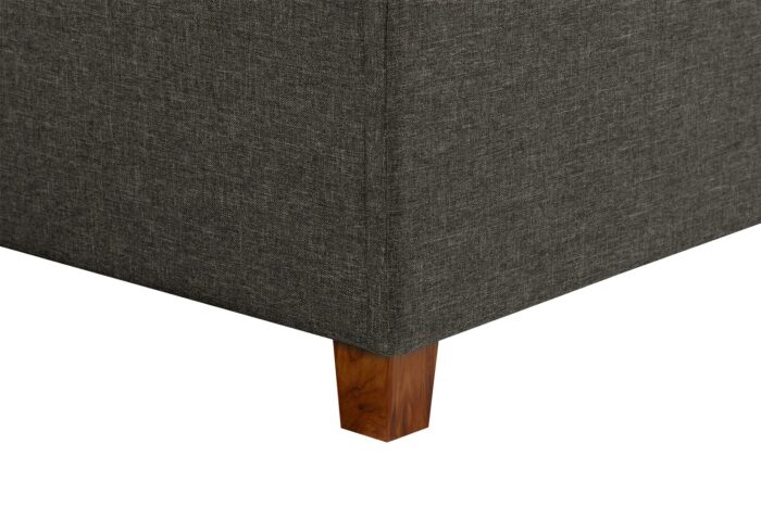 Dorel Emily Upholstered Linen Bed - King - Grey-30792