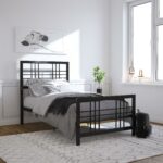 Dorel Burbank Metal Bed - Single - Black-30593