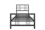 Dorel Burbank Metal Bed - Single - Black-30585