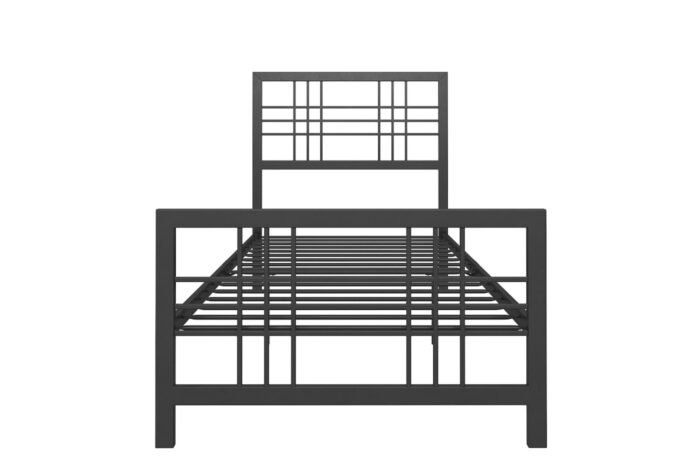 Dorel Burbank Metal Bed - Single - Black-30585