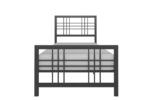 Dorel Burbank Metal Bed - Single - Black-30581